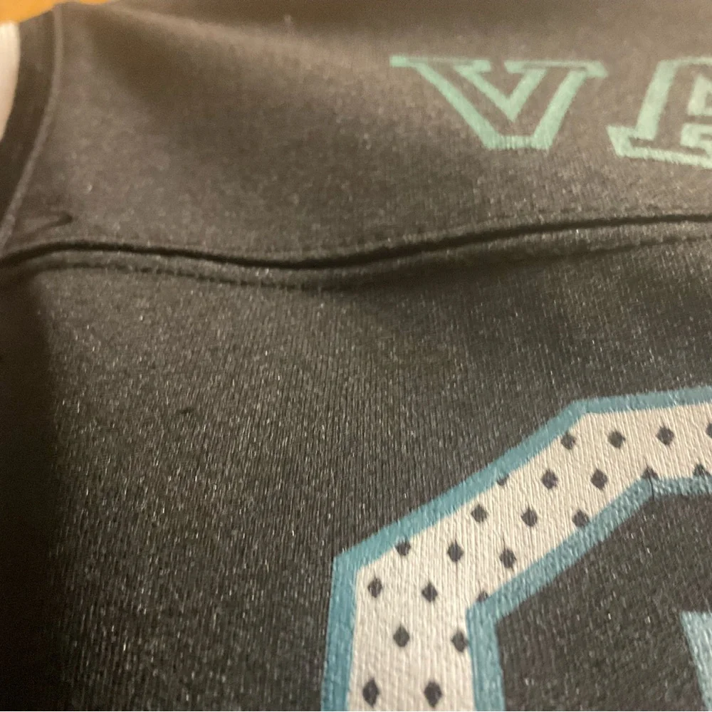 Old Navy Black Kids Graphic Long Sleeve Jersey Shirt with Number 08 Design.